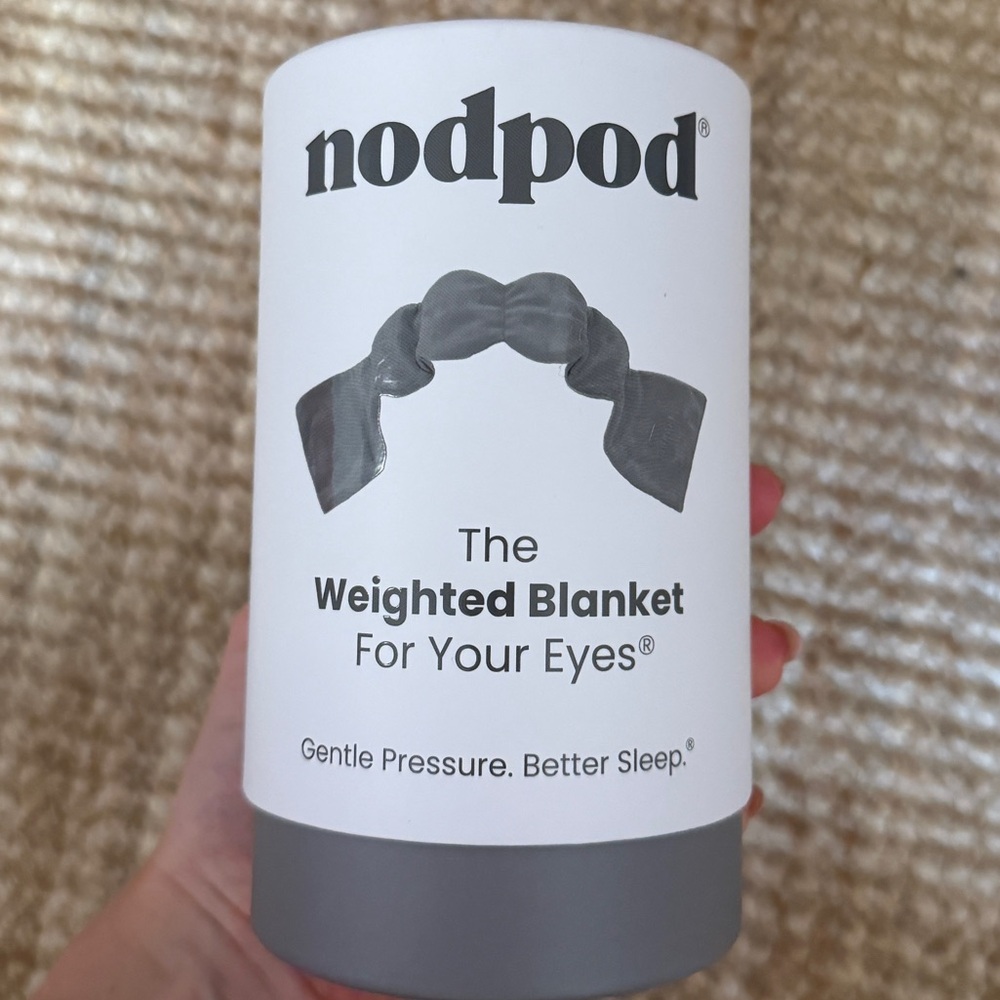 Gray Weighted Eye Mask